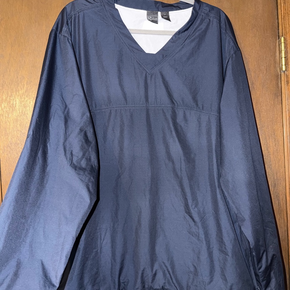 Navy Blue IBM MASTERS pullover windbreaker